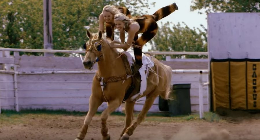 trick riding sisters
