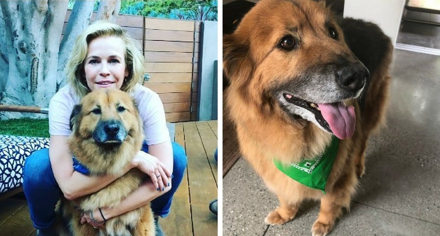 Chelsea Handler and Chunk