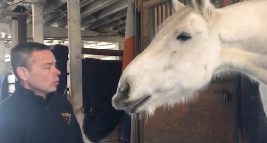 Sgt. Peter Noonan and Ace