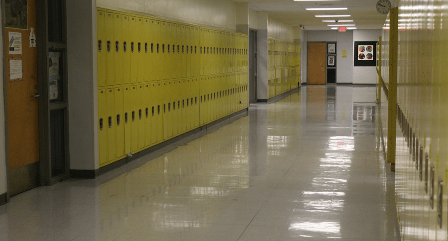 school hallway