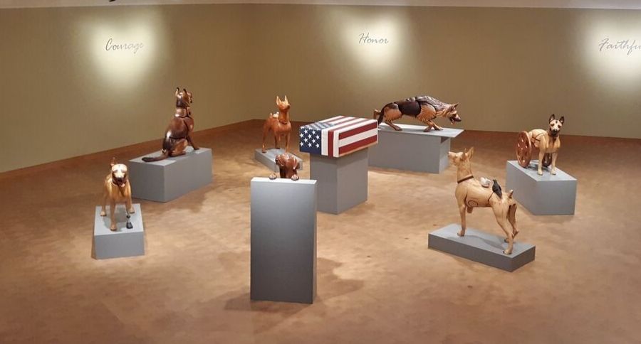 Wounded Military Working Dog Exhibit