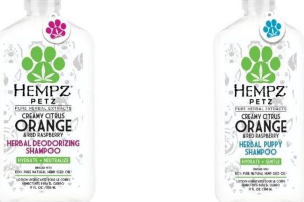 Hempz® Petz Herbal Deodorizing Shampoo - Creamy Citrus Orange & Red Raspberry