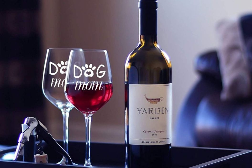 dog wine glass