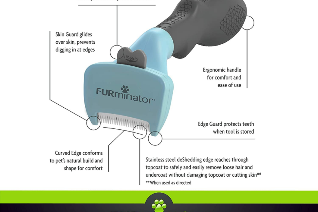 FURminator for Cats, deShedding Tool for Cats