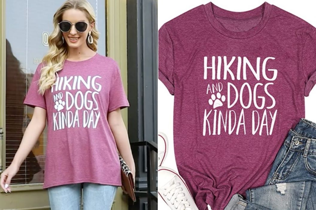 hiking and dogs kinda day shirt